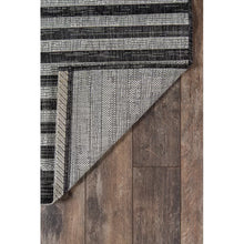 Load image into Gallery viewer, Momeni Villa Monaco Geometric Indoor / Outdoor Area Rug in Charcoal Rectangle
