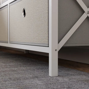 Gray Monaco 5 Drawer Storage Chest