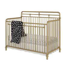 Load image into Gallery viewer, Bronze Gold Monarch Hill 3-in-1 Convertible Crib
