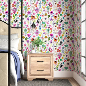 10'L x 24"W Monica Peel and Stick Wallpaper Panel