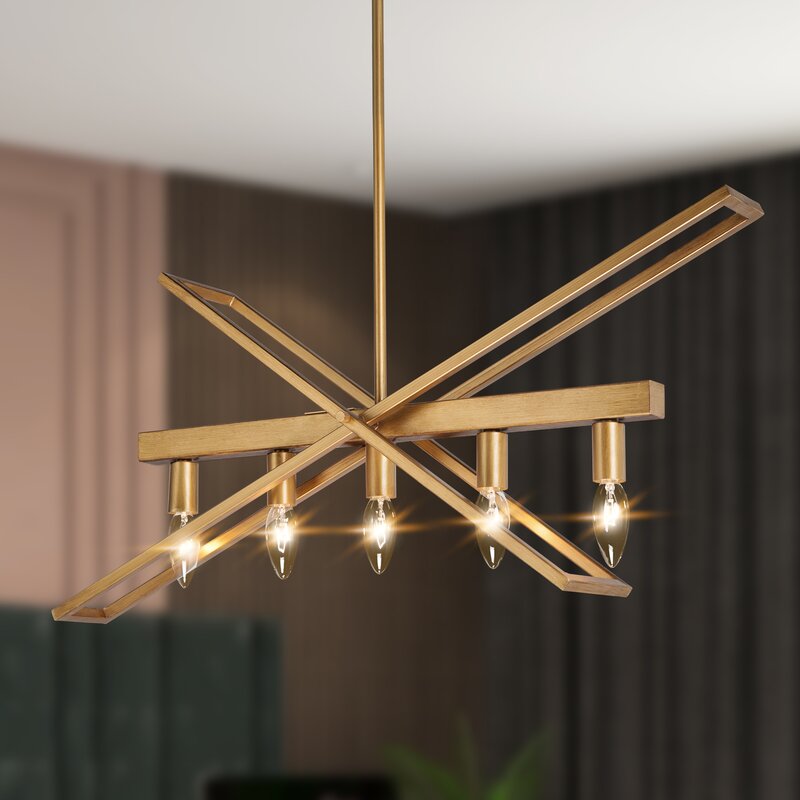 Monier 5 - Light Unique Geometric Chandelier