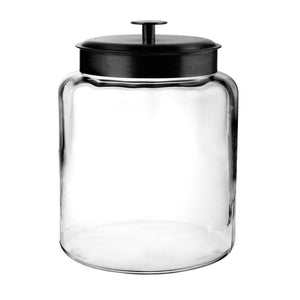 11.75" H x 8.62" W x 8.62" D Montana Glass Storage Jar 2601CDR/GL