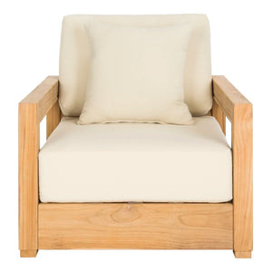 Montford Teak Patio Chair with Cushions