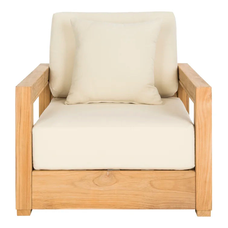 Montford Teak Patio Chair with Cushions