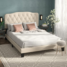 Load image into Gallery viewer, Queen Linen Montoya Upholstered Standard Bed 4267RR
