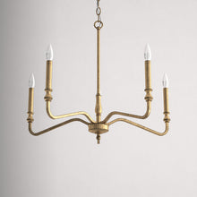 Load image into Gallery viewer, Gold Montreuil 5 - Light Dimmable Classic / Traditional Chandelier
