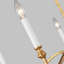 Load image into Gallery viewer, Gold Montreuil 5 - Light Dimmable Classic / Traditional Chandelier
