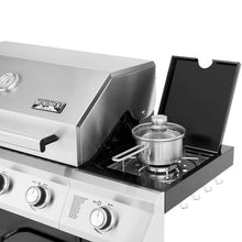 Load image into Gallery viewer, 4 - Burner Free Standing Liquid Propane 60000 BTU Gas Grill with Side Burner and Cabinet
