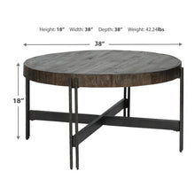 Load image into Gallery viewer, Mooreland Cross Legs Coffee Table
