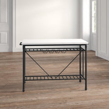 Load image into Gallery viewer, Moran 55&#39;&#39; Wide Rolling Kitchen Island with Marble Top
