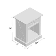 Load image into Gallery viewer, Moravia 1 - Drawer Nightstand in Off-White (SB1188)
