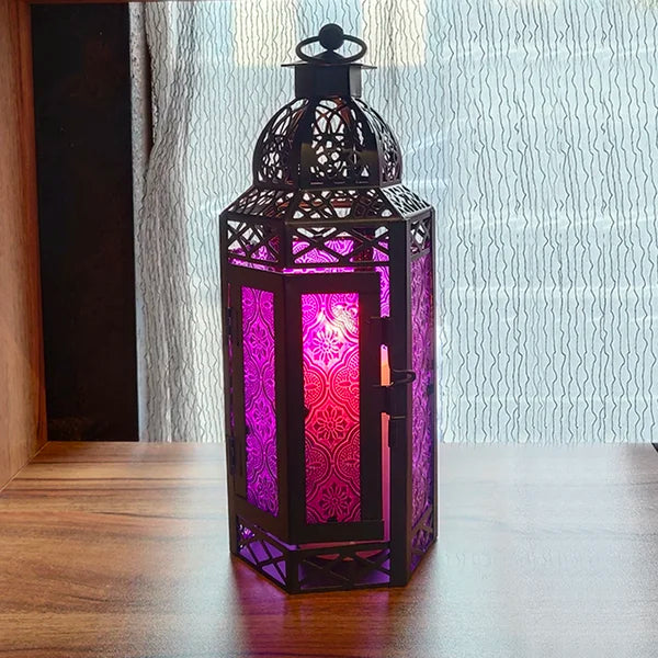 Moroccan Iron Tabletop Lantern