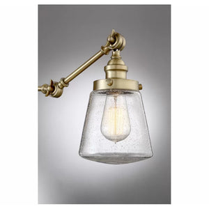 Morrison 1 - Light Dimmable Natural Brass Swing Arm