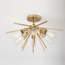 Load image into Gallery viewer, Morrison 6 - Light 24&#39;&#39; Sputnik Sphere Semi Flush Mount
