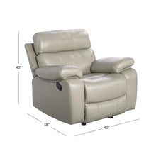 Load image into Gallery viewer, Mose 40&#39;&#39; Wide Genuine Leather Manual Standard Recliner
