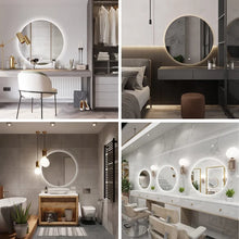 Load image into Gallery viewer, Motion Sensor Modern &amp; Contemporary Frameless Lighted Bathroom / Vanity Mirror 30 x 30
