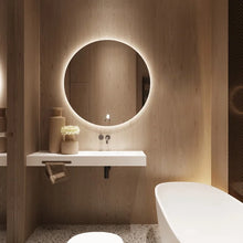Load image into Gallery viewer, Motion Sensor Modern &amp; Contemporary Frameless Lighted Bathroom / Vanity Mirror 30 x 30
