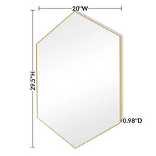 Load image into Gallery viewer, Mulan Accent Mirror Mordern &amp; Contemporary Mirror
