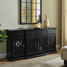 Load image into Gallery viewer, Black Muli 60&quot; Wide 3 Drawer Sideboard #2279HW
