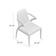 Load image into Gallery viewer, Mullan Upholstered Dining Chair in Cream and Walnut, #6345
