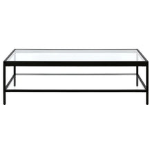 Load image into Gallery viewer, 17&quot; H x 54&quot; L x 24&quot; W Mulligan 4 Legs Coffee Table with Storage
