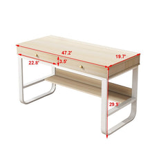 Load image into Gallery viewer, Multi-Layer Storage Frame Computer Desk 6675RR
