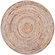 Load image into Gallery viewer, Bowen Handmade Flatweave Cotton Beige/Multi Rug  7273
