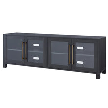 Load image into Gallery viewer, Charcoal Gray Munford TV Stand for TVs up to 78&quot;
