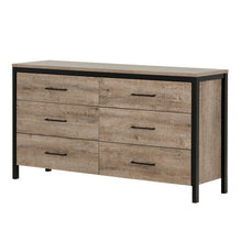 Load image into Gallery viewer, Munich 6 Drawer Double Dresser MRM1638
