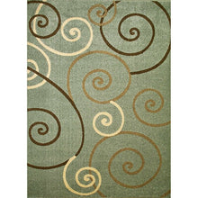 Load image into Gallery viewer, Munsey Abstract Flatweave Green/Gold Area Rug 6148RR

