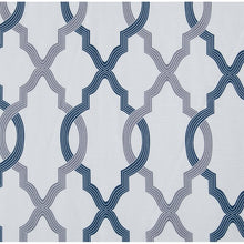 Load image into Gallery viewer, Musgrove Geometric Semi-Sheer Grommet Curtain Panels (Set of 2) GL615
