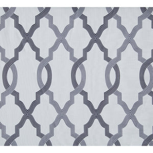 Musgrove Geometric Semi-Sheer Grommet Curtain Panels (Set of 2) MRM/GL3390