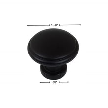 Load image into Gallery viewer, Matte Black Mushroom Knob Multipack (Set of 30)
