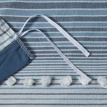 Load image into Gallery viewer, King/Cal King Duvet Cover + 2 Shams + 2 Pillows Navy Mya Duvet Cover Set SB2018
