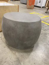 Load image into Gallery viewer, Burrough 19&#39;&#39; Tall Stone Drum End Table *AS-IS*
