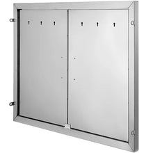 Load image into Gallery viewer, NEW 31&quot; OUTDOOR KITCHEN / BBQ ISLAND STAINLESS STEEL DOUBLE ACCESS DOOR USA
