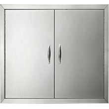 Load image into Gallery viewer, NEW 31&quot; OUTDOOR KITCHEN / BBQ ISLAND STAINLESS STEEL DOUBLE ACCESS DOOR USA
