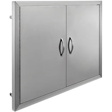 Load image into Gallery viewer, NEW 31&quot; OUTDOOR KITCHEN / BBQ ISLAND STAINLESS STEEL DOUBLE ACCESS DOOR USA
