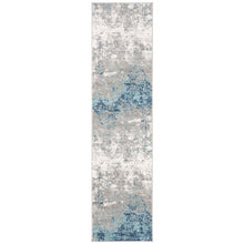 Load image into Gallery viewer, N&#39;keal Abstract Area Rug in Light Gray/Blue, Runner 2&#39; x 20&#39;
