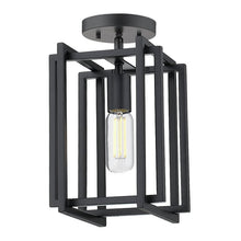 Load image into Gallery viewer, Nabors 1 - Light 7.25&#39;&#39; Caged Square / Rectangle Semi Flush Mount 3068AH
