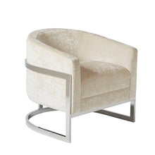 Load image into Gallery viewer, Nance Wide Velvet Barrel Chair
