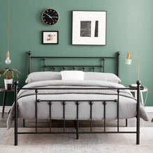Load image into Gallery viewer, Queen Black Naquin Platform Bed (SB455)

