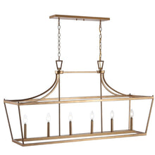 Load image into Gallery viewer, Nardone 6 - Light Kitchen Island Linear Pendant
