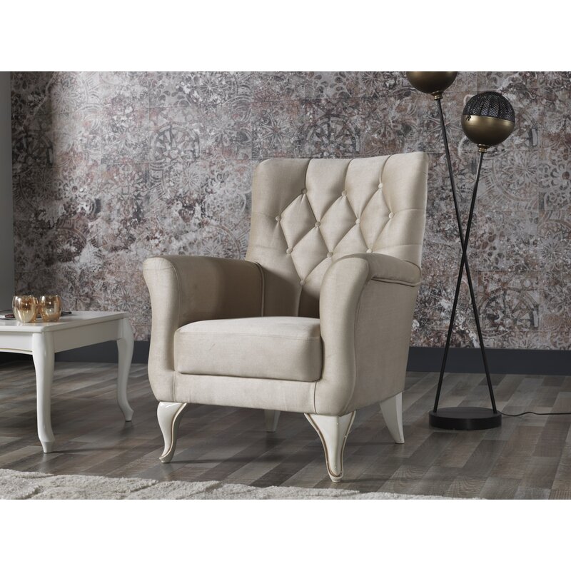 Naser 36'' Wide Tufted Armchair