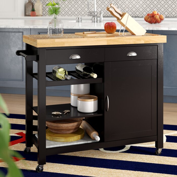 Nathaly Rolling Kitchen Cart