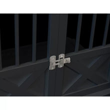 Load image into Gallery viewer, Black Natoli Triple Door Pet Crate
