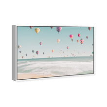 Load image into Gallery viewer, 30&quot; H x 45&quot; W x 1.5&quot; D Nautical And Coastal Beachside Balloons Beach - Graphic Art on Canvas
