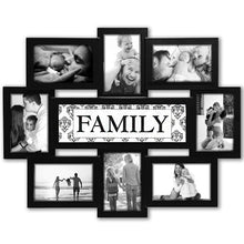 Load image into Gallery viewer, Nine Piece Family Picture Frame Set #9362
