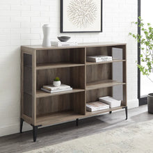 Load image into Gallery viewer, Gray Wash Nazarene 40&#39;&#39; H x 52&#39;&#39; W Standard Bookcase
