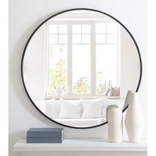 Load image into Gallery viewer, 36&quot; x 36&quot; Black Needville Modern &amp; Contemporary Accent Mirror
